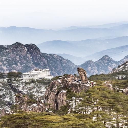 เที่ยว Huangshan หวงซาน อันฮุย ไกด์หน้าหนาว วิวทะเลหมอก