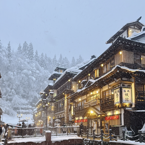 Ginzan Onsen หมู่บ้านออนเซ็นญี่ปุ่นกลางหิมะที่สุดโรแมนติก