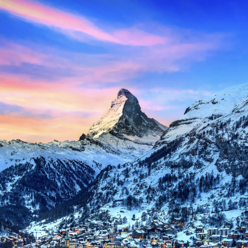 เที่ยว Zermatt สวิตเซอร์แลนด์ ชมยอดเขา Matterhorn วิวพระอาทิตย์ขึ้น