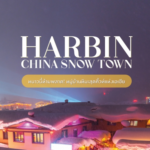 Harbin Snow Town หมู่บ้านหิมะสุดโรแมนติกแห่งจีน