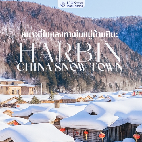 ทัวร์หมู่บ้านหิมะ China Snow Town ฮาร์บิน เที่ยวหน้าหนาว