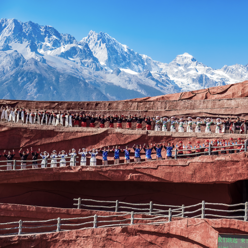 Impression Lijiang โชว์กลางหิมะมังกรหยกบนยอดเขามหัศจรรย์