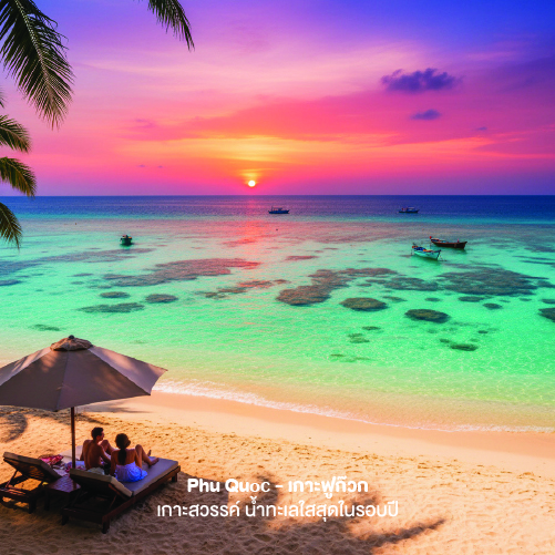 ชายหาดทะเล Phu Quoc