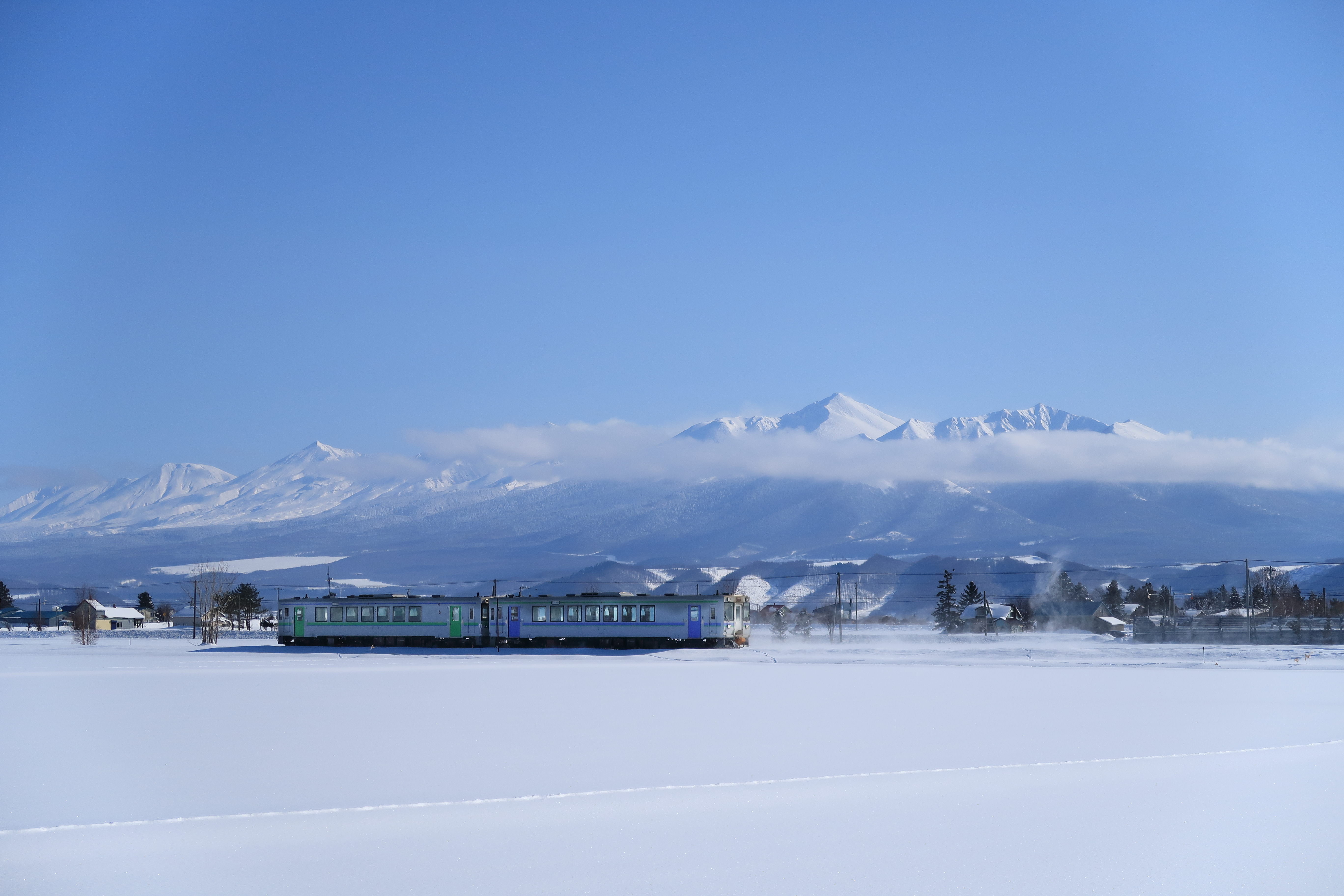 บรรยากาศ Biei และ Furano ในฤดูหนาวที่ปกคลุมด้วยหิมะ
