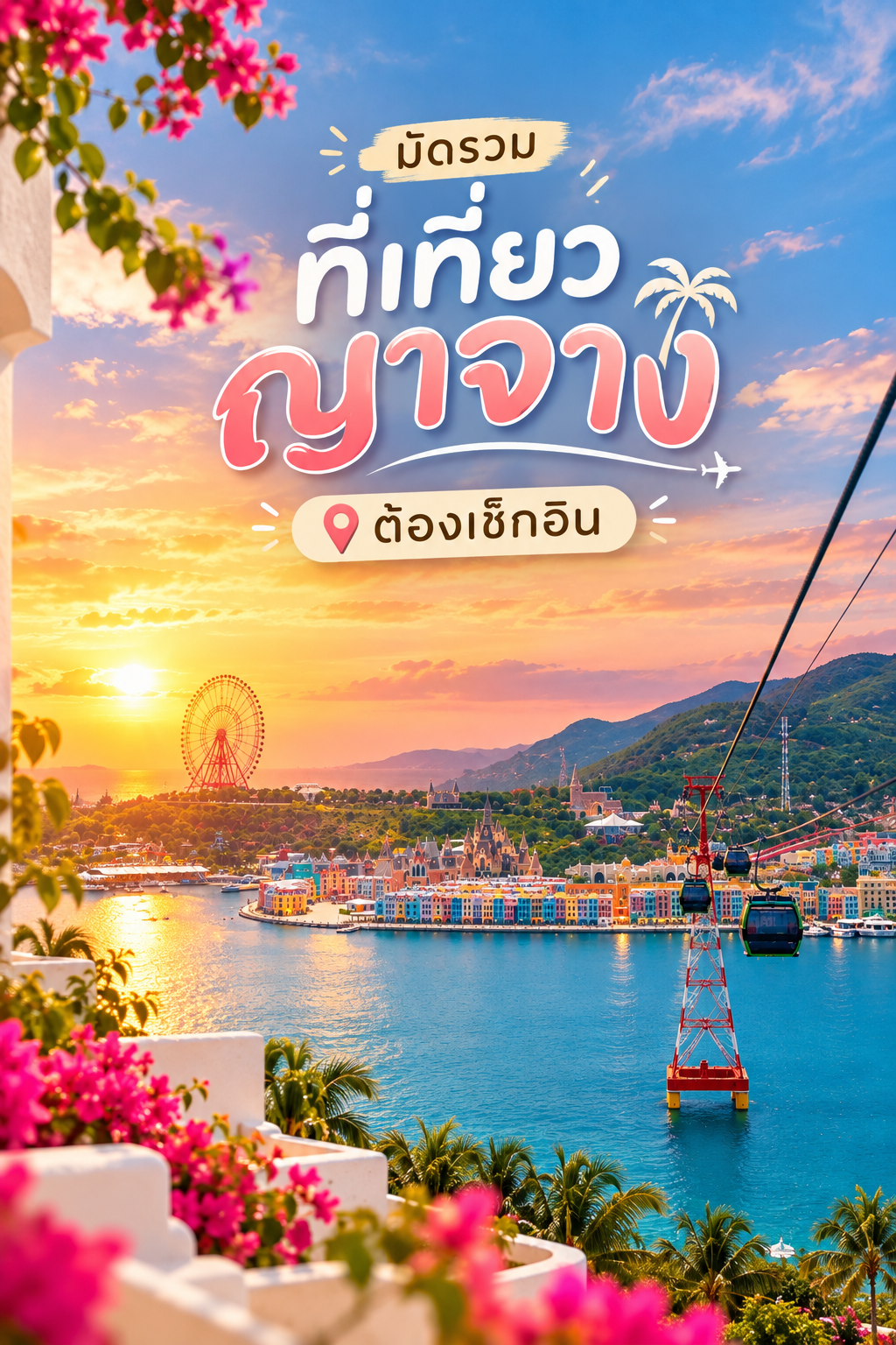 ที่เที่ยวญาจาง เวียดนาม บรรยากาศเมืองชายหาดญาจาง เวียดนาม