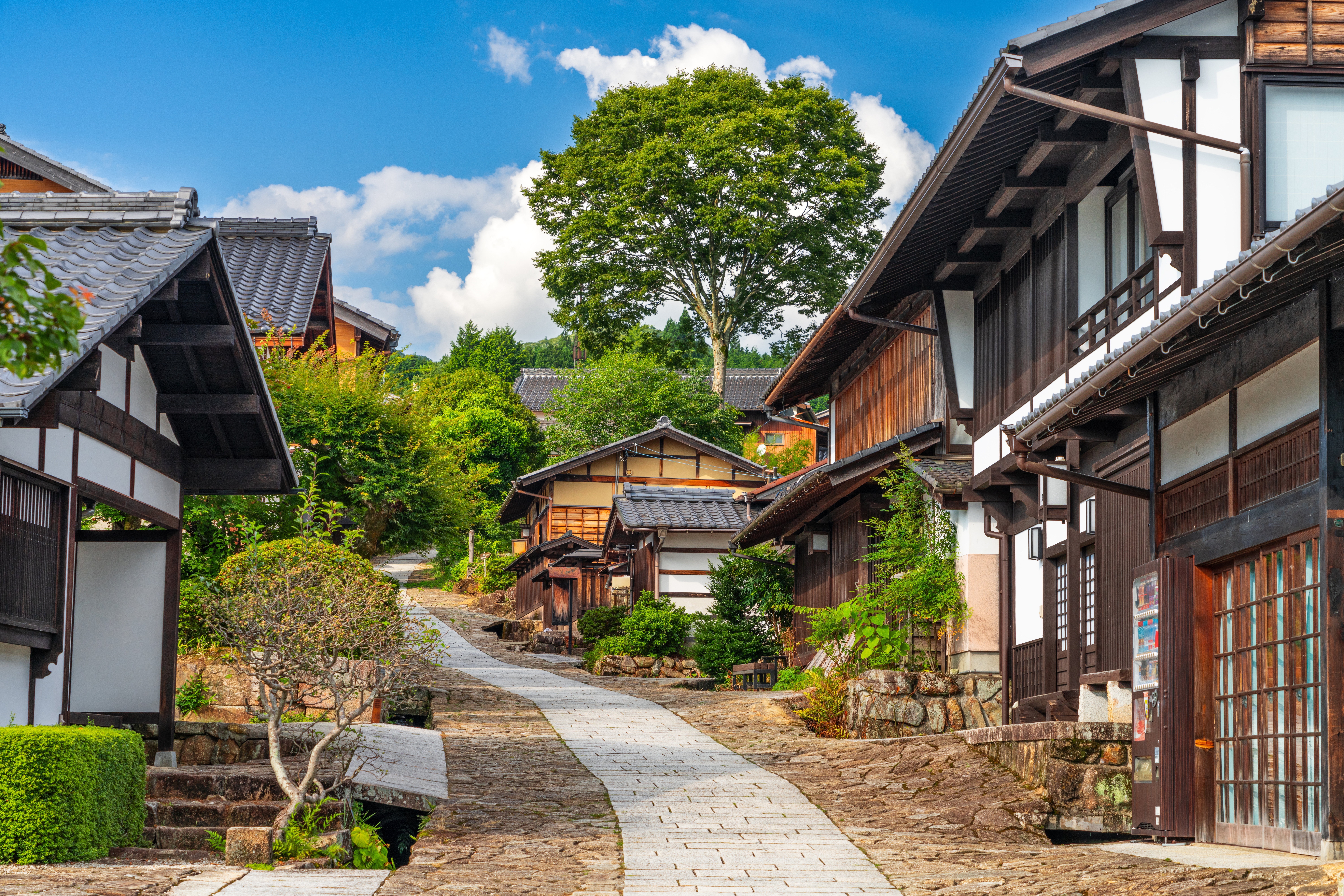 เมืองโบราณ มาโกเมะจุกุ Magome-juku กิฟุ เส้นทางนากาเซ็นโดะ