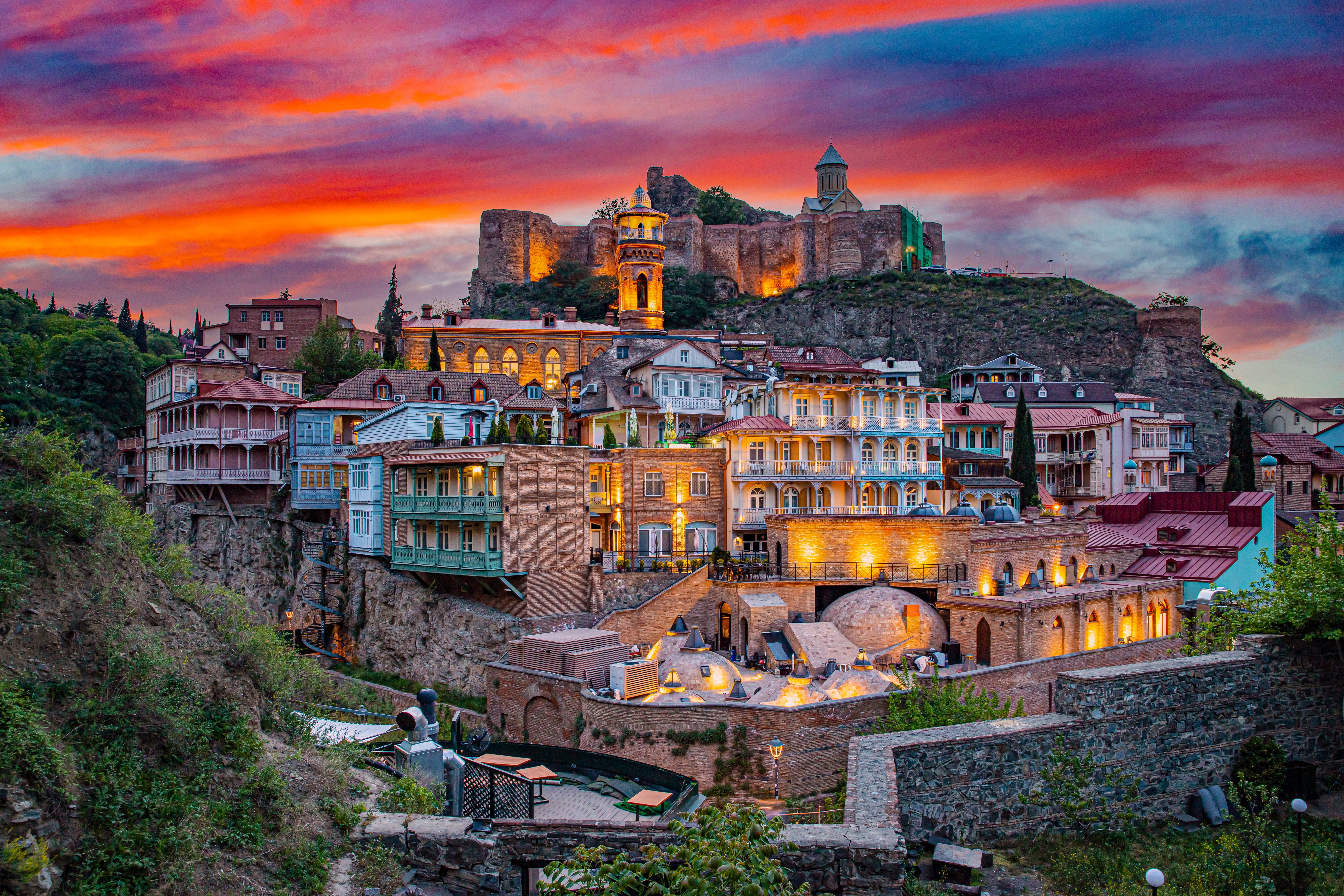 บ่อกำมะถัน Abanotubani Tbilisi