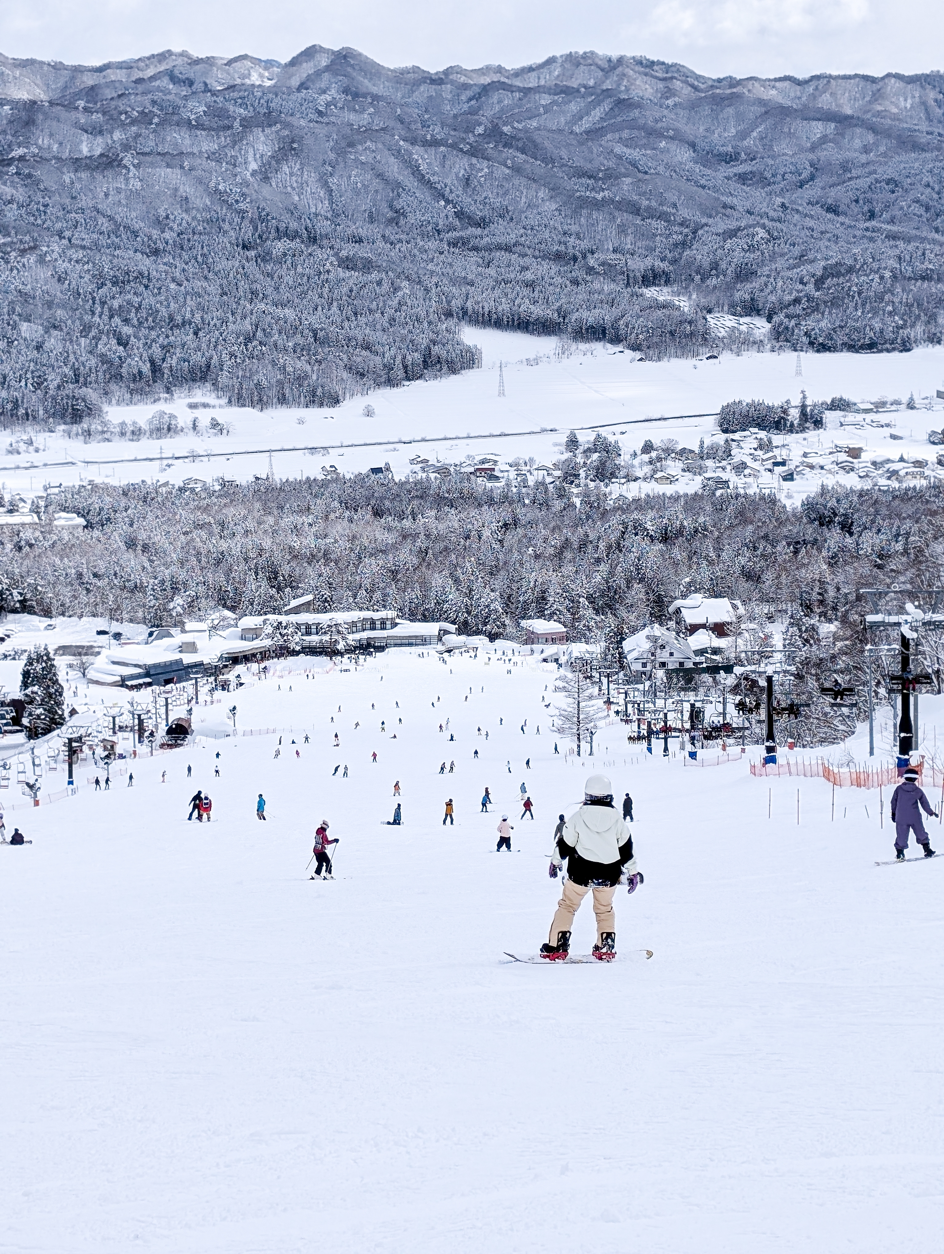 บรรยากาศลานสกี Hakuba นากาโนะ ประเทศญี่ปุ่น ช่วงฤดูหนาว