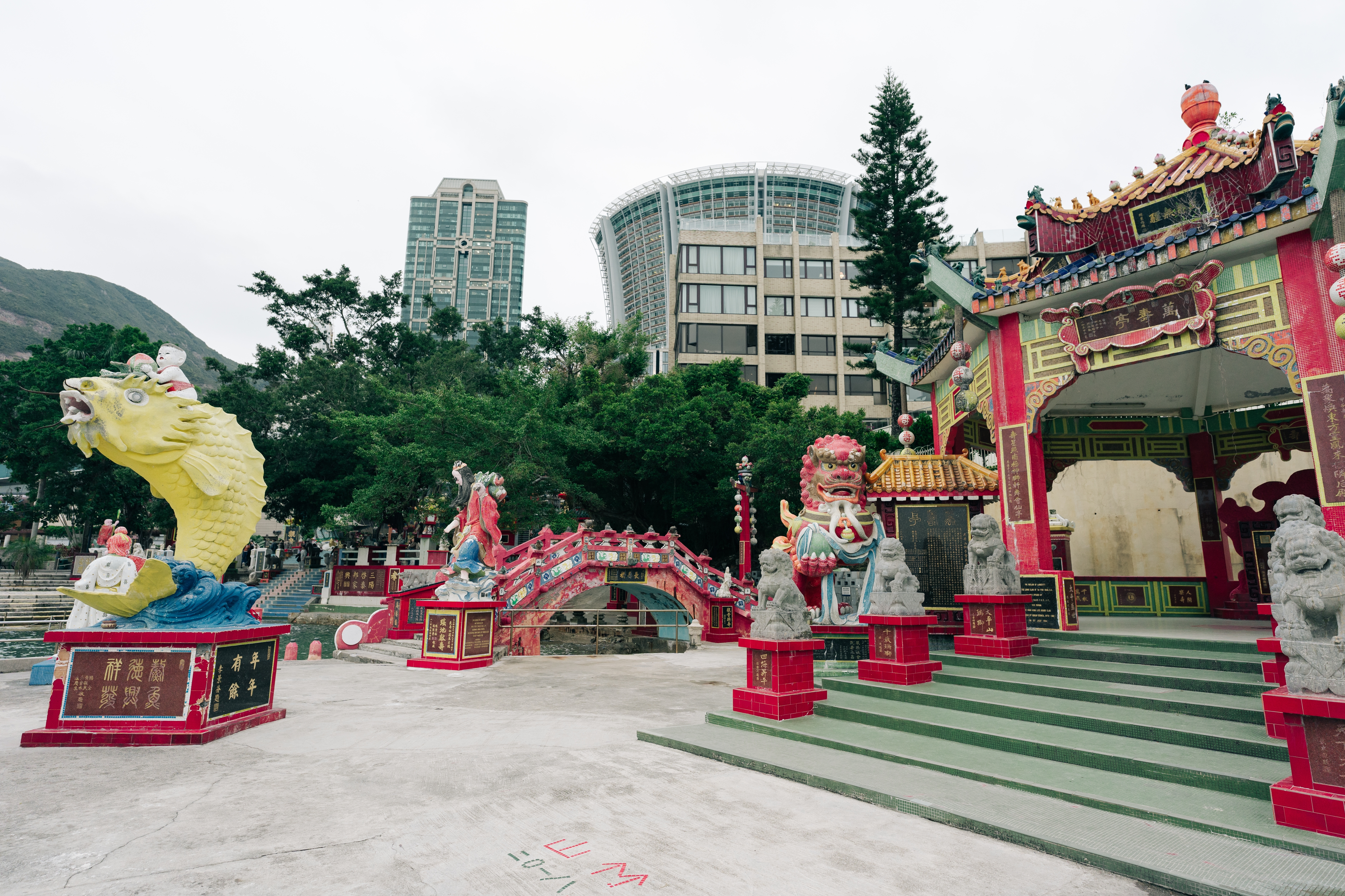 วัดหวังต้าเซียน Wong Tai Sin Temple ฮ่องกง
