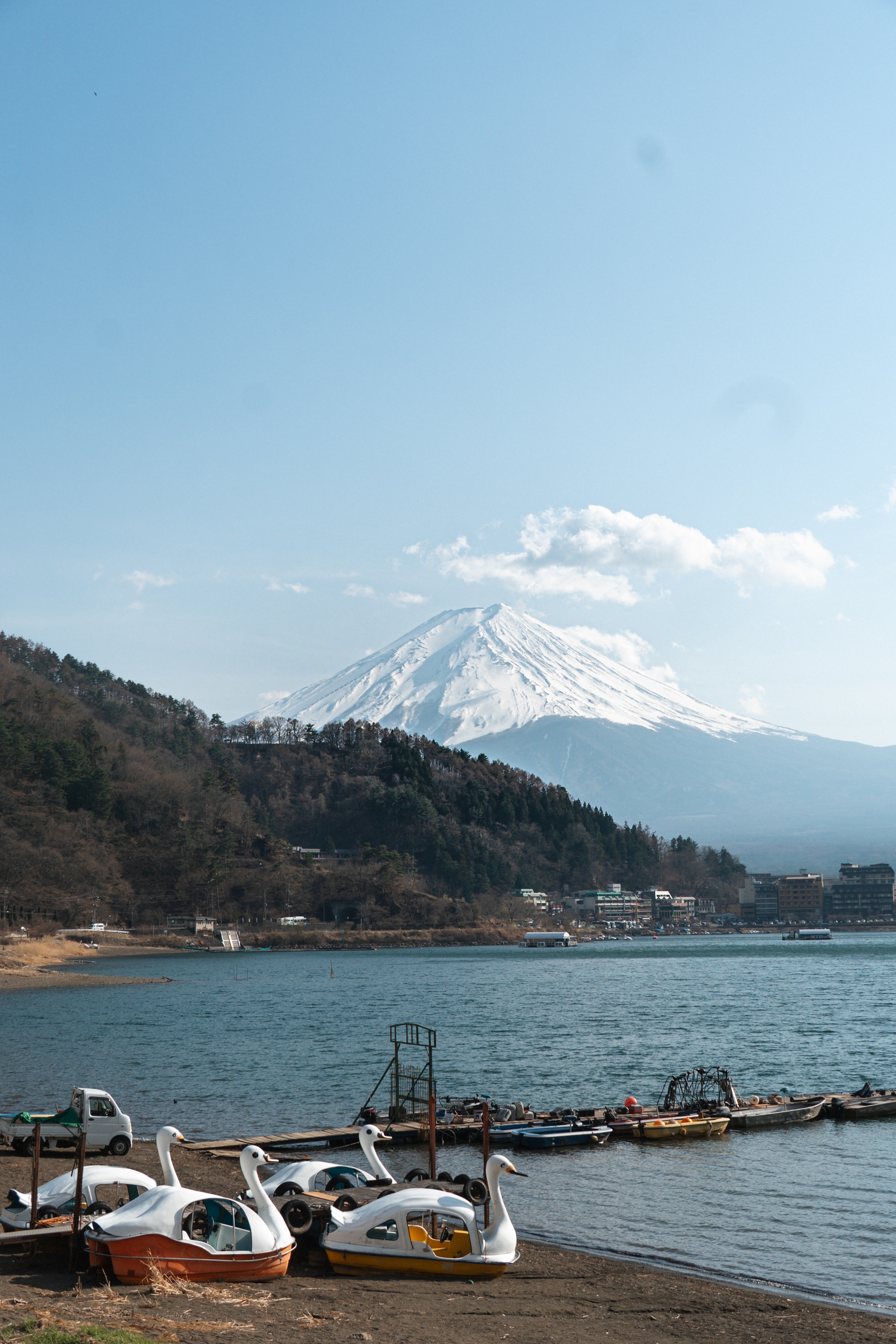 ทะเลสาบคาวากูจิโกะ Lake Kawaguchi วิวภูเขาไฟฟูจิ