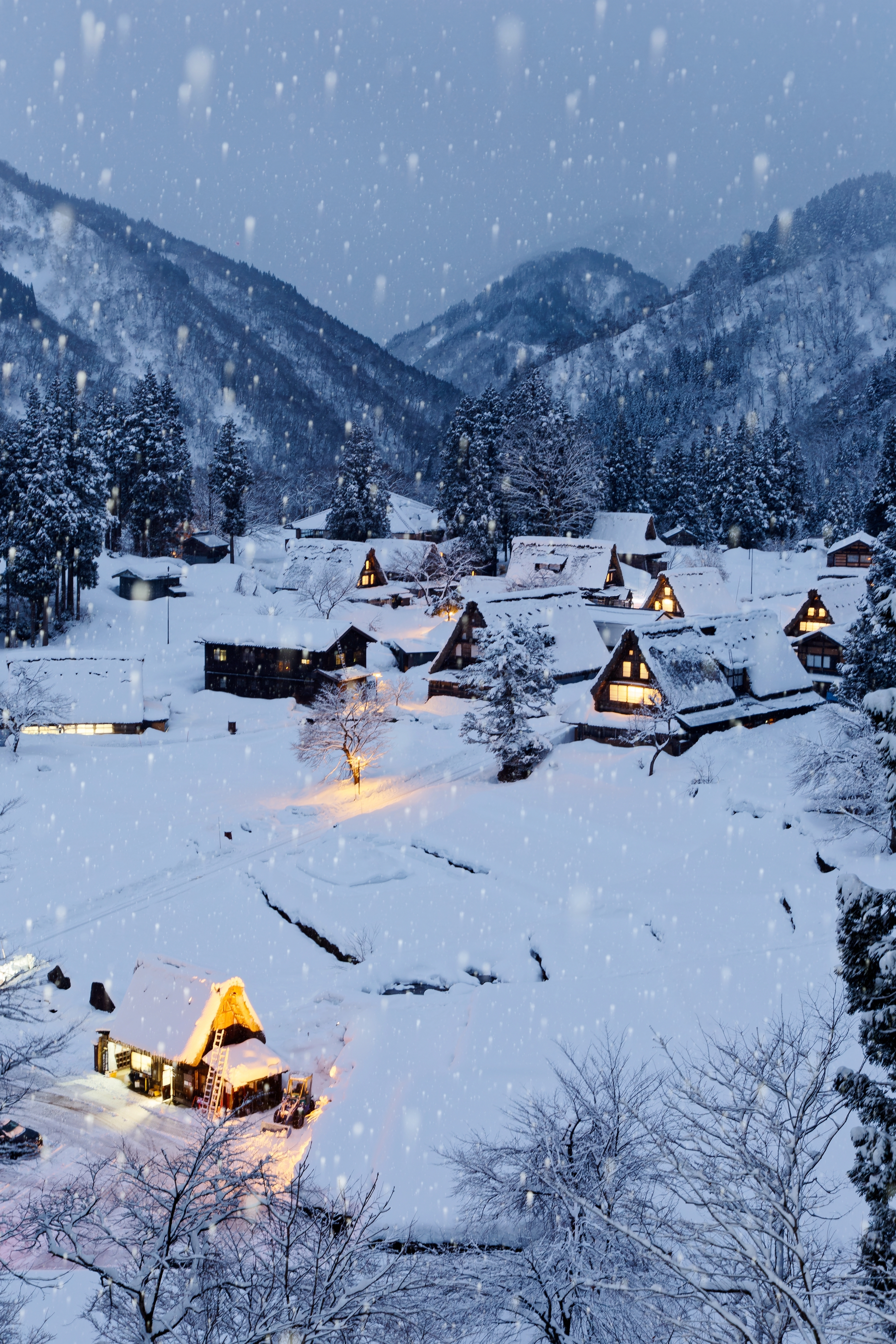 หมู่บ้านมรดกโลก โกคายามะ Gokayama โตยามะ บ้านทรงกัสโชสึคุริ